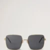 Flora Sunglasses Dark Grey Bio Acetate & Bio Nylon