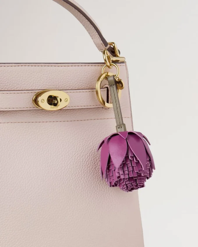 Flower Keyring – Pom Pom Orchid Bloom Mixed Material Flower Keyring – Pom Pom Orchid Bloom Mixed Material
