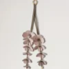 Flower Keyring – Wisteria Blossom Pink Mixed Material