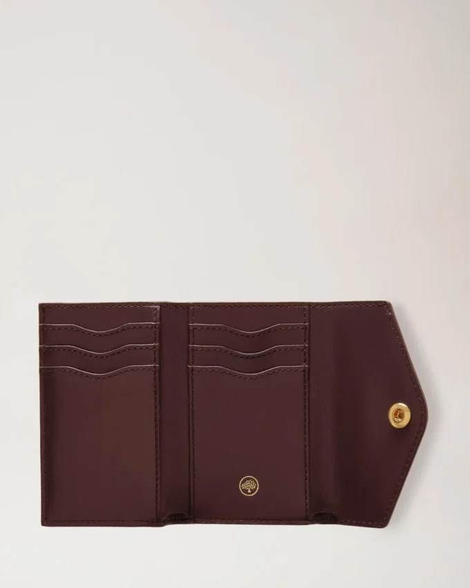 Folded Multi-Card Wallet Black Small Classic Grain Folded Multi-Card Wallet Black Small Classic Grain