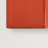 Folded Multi-Card Wallet Coral Orange Small Classic Grain Folded Multi-Card Wallet Coral Orange Small Classic Grain