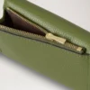 Folded Multi-Card Wallet Fern Small Classic Grain Folded Multi-Card Wallet Fern Small Classic Grain