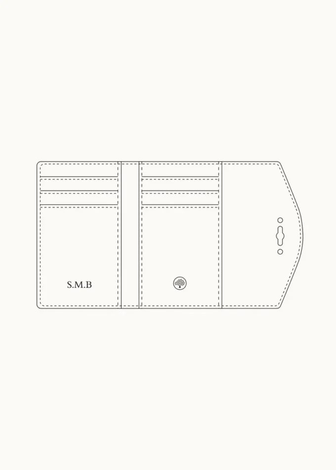 Darley Folded Multi-Card Wallet Pink Scrumpy Small Classic Grain