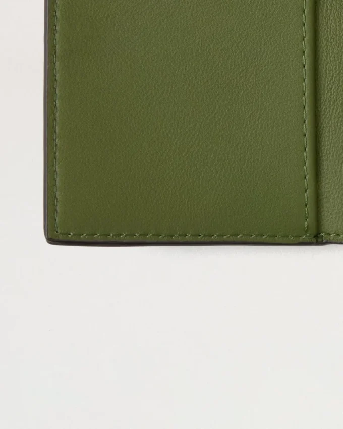 Folded Multi-Card Wallet Fern Small Classic Grain Folded Multi-Card Wallet Fern Small Classic Grain