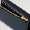 Folded Multi-Card Wallet Night Sky Small Classic Grain Folded Multi-Card Wallet Night Sky Small Classic Grain