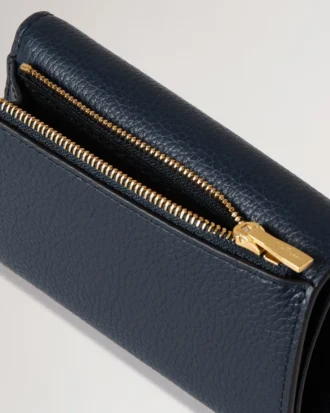 Folded Multi-Card Wallet Night Sky Small Classic Grain