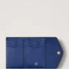 Folded Multi-Card Wallet Pigment Blue Small Classic Grain Folded Multi-Card Wallet Pigment Blue Small Classic Grain