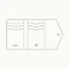 Folded Multi-Card Wallet Eggshell Micro Classic Grain