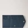 Folded Multi-Card Wallet Stormy Blue Ostrich Women Folded Multi-Card Wallet Stormy Blue Ostrich Women