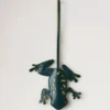Frog Keyring Mulberry Green Silky Calf Women