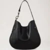 Hackney Shoulder Bag Black High Shine Leather Women Hackney Shoulder Bag Black High Shine Leather Women