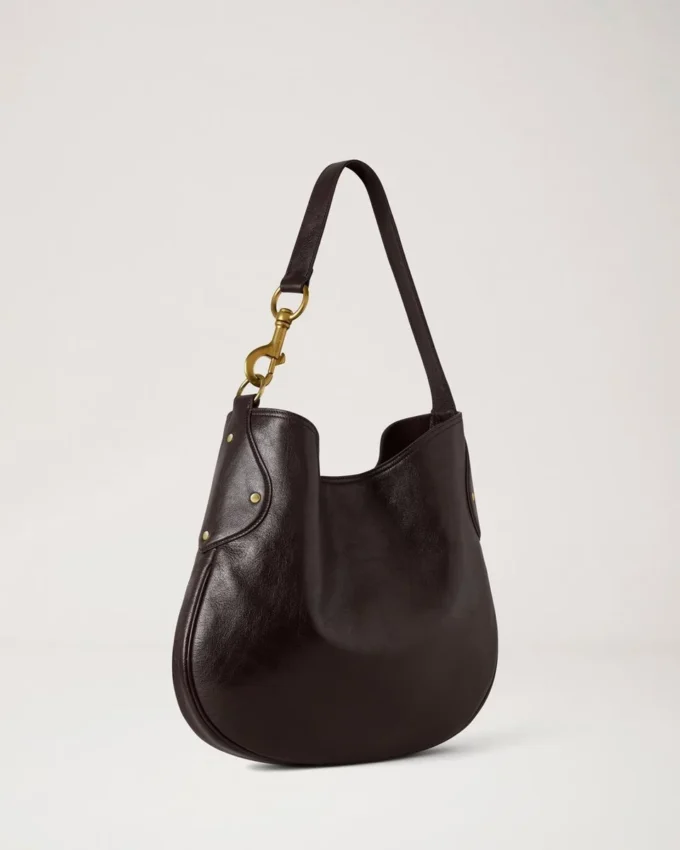 Hackney Shoulder Bag Ebony Shiny Buffalo Women Hackney Shoulder Bag Ebony Shiny Buffalo Women