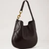Hackney Shoulder Bag Ebony Shiny Buffalo Women Hackney Shoulder Bag Ebony Shiny Buffalo Women