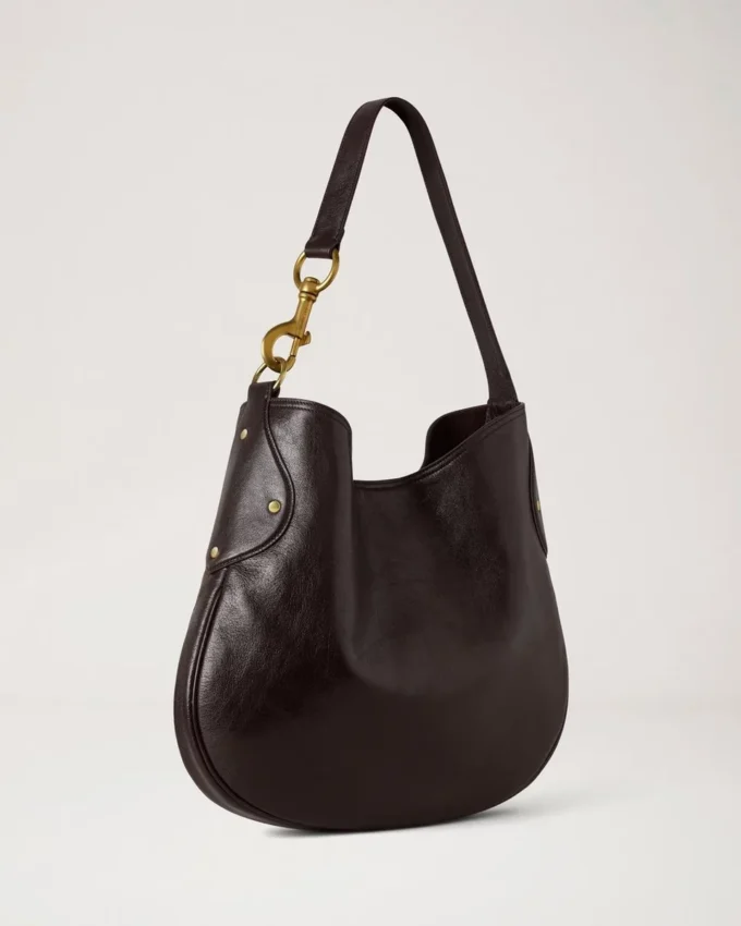Hackney Shoulder Bag Ebony Shiny Buffalo Women Hackney Shoulder Bag Ebony Shiny Buffalo Women