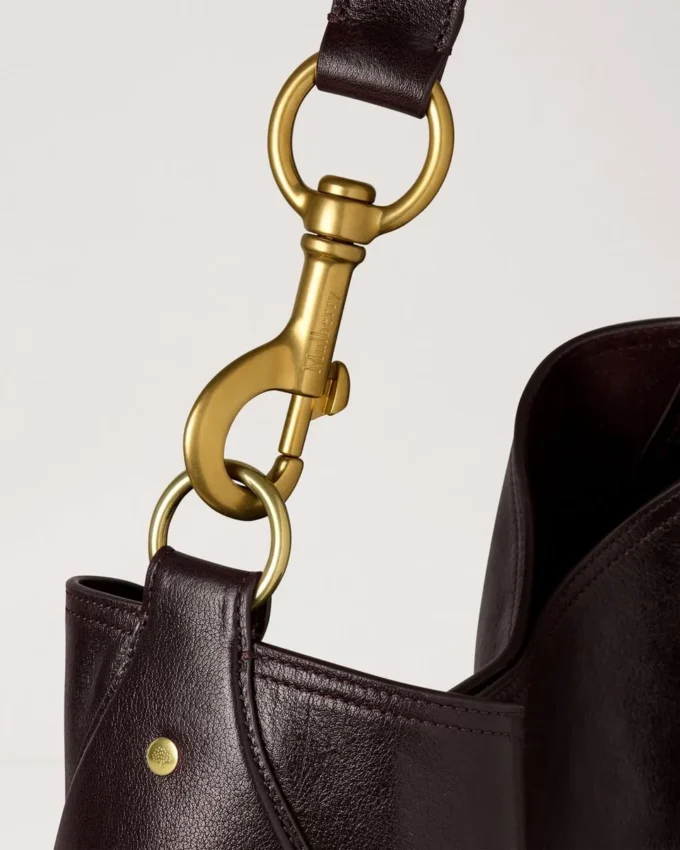 Hackney Shoulder Bag Ebony Shiny Buffalo Women Hackney Shoulder Bag Ebony Shiny Buffalo Women