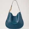 Hackney Shoulder Bag out of the Blue High Shine Leather Hackney Shoulder Bag out of the Blue High Shine Leather