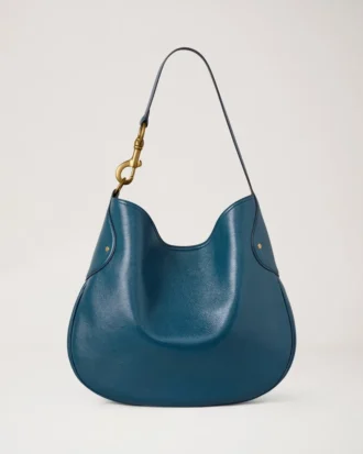 Hackney Shoulder Bag out of the Blue High Shine Leather