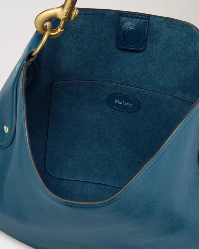 Hackney Shoulder Bag out of the Blue High Shine Leather Hackney Shoulder Bag out of the Blue High Shine Leather