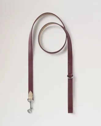 Handheld Dog Leash Dune & Oxblood Small Classic Grain