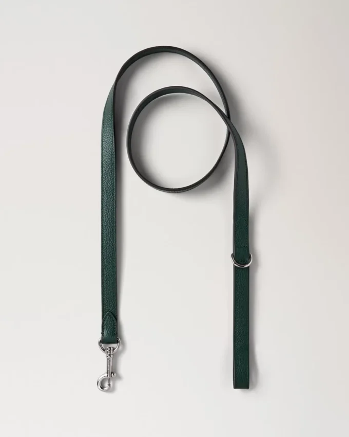 Handheld Dog Leash Mulberry Green Small Classic Grain