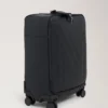 Heritage 4 Wheel Suitcase Black Bioveg Scotchgrain