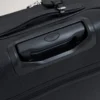 Heritage 4 Wheel Suitcase Black Bioveg Scotchgrain