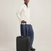 Heritage 4 Wheel Suitcase Black Bioveg Scotchgrain