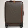 Heritage 4 Wheel Suitcase Mole & Cognac Bioveg Scotchgrain