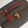 Heritage 4 Wheel Suitcase Mole & Cognac Bioveg Scotchgrain