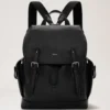 Heritage Backpack Black Natural Grain Leather Men