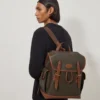 Heritage Backpack Mole & Cognac Bioveg Scotchgrain Heritage Backpack Mole & Cognac Bioveg Scotchgrain