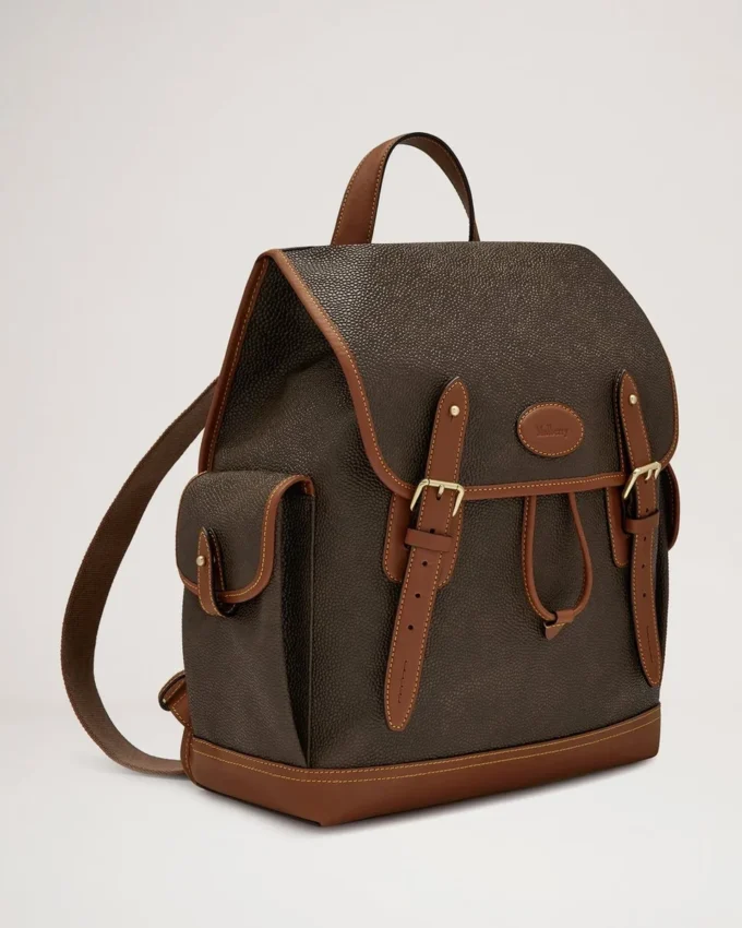 Heritage Backpack Mole & Cognac Bioveg Scotchgrain Heritage Backpack Mole & Cognac Bioveg Scotchgrain