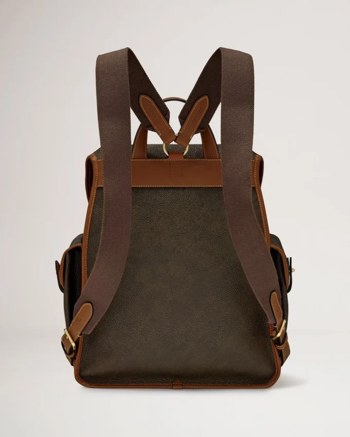 Heritage Backpack Mole & Cognac Bioveg Scotchgrain Heritage Backpack Mole & Cognac Bioveg Scotchgrain