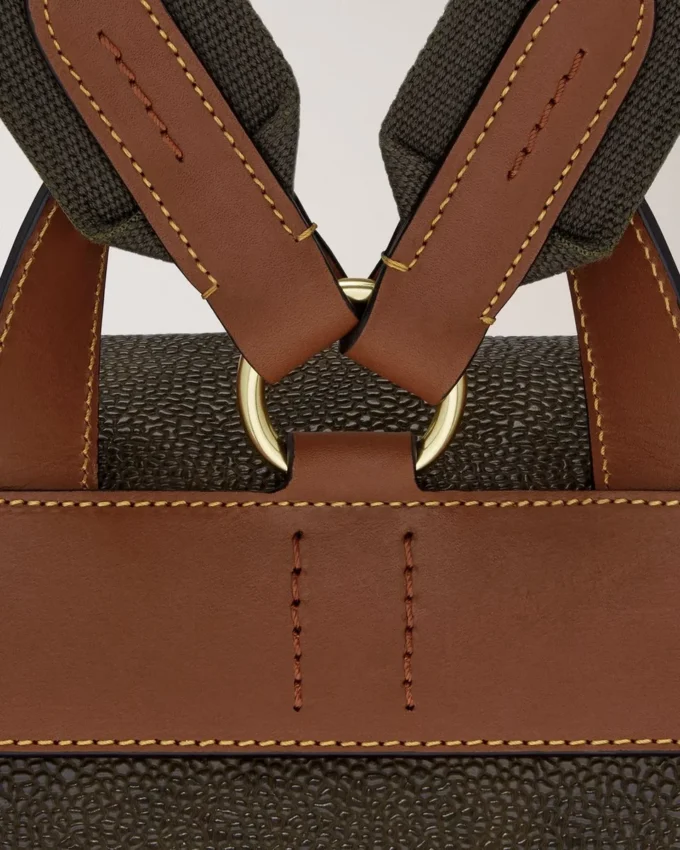 Heritage Backpack Mole & Cognac Bioveg Scotchgrain Heritage Backpack Mole & Cognac Bioveg Scotchgrain