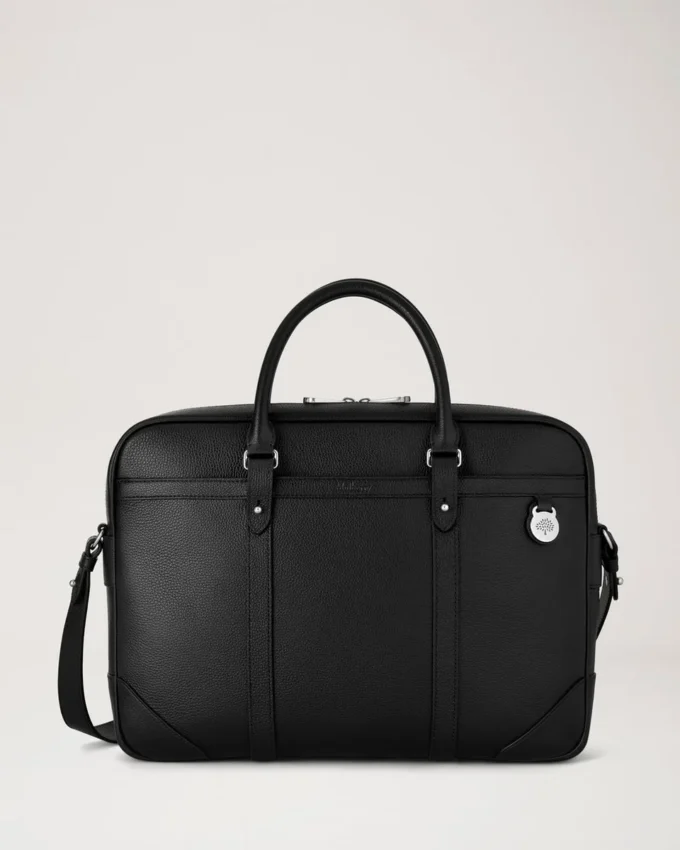 Heritage Briefcase Black Small Classic Grain Women Heritage Briefcase Black Small Classic Grain Women