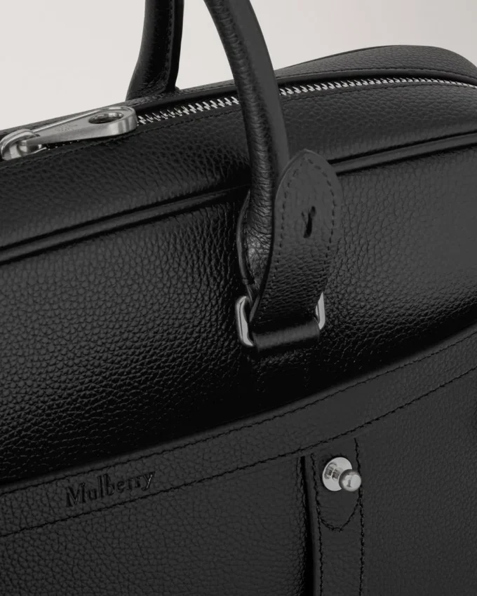Heritage Briefcase Black Small Classic Grain Women Heritage Briefcase Black Small Classic Grain Women