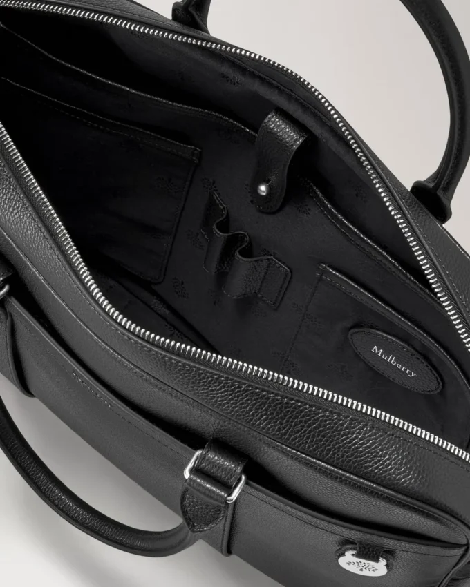 Heritage Briefcase Black Small Classic Grain Women Heritage Briefcase Black Small Classic Grain Women