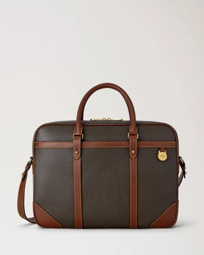 Heritage Briefcase Mole & Cognac Bio-Based Scotchgrain Heritage Briefcase Mole & Cognac Bio-Based Scotchgrain