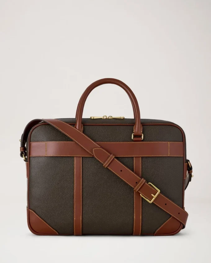 Heritage Briefcase Mole & Cognac Bio-Based Scotchgrain Heritage Briefcase Mole & Cognac Bio-Based Scotchgrain