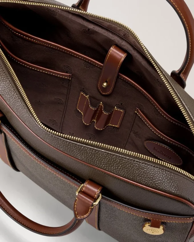 Heritage Briefcase Mole & Cognac Bio-Based Scotchgrain Heritage Briefcase Mole & Cognac Bio-Based Scotchgrain