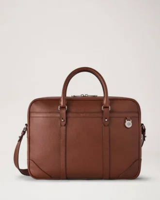 Heritage Briefcase Oak Two-Tone Small Classic Grain