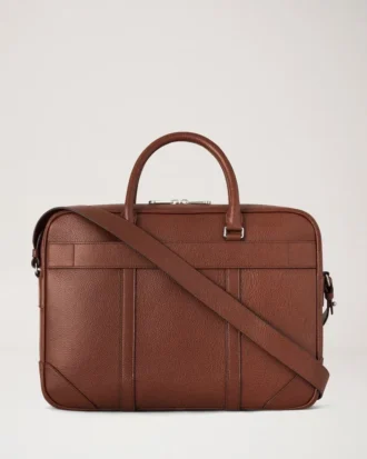 Heritage Briefcase Oak Two-Tone Small Classic Grain