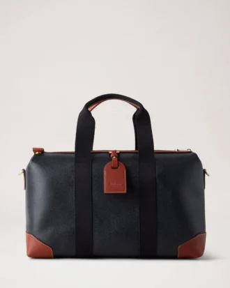 Heritage Day Clipper Black & Cognac Printed Bioveg Scotchgrain & Flat Calf