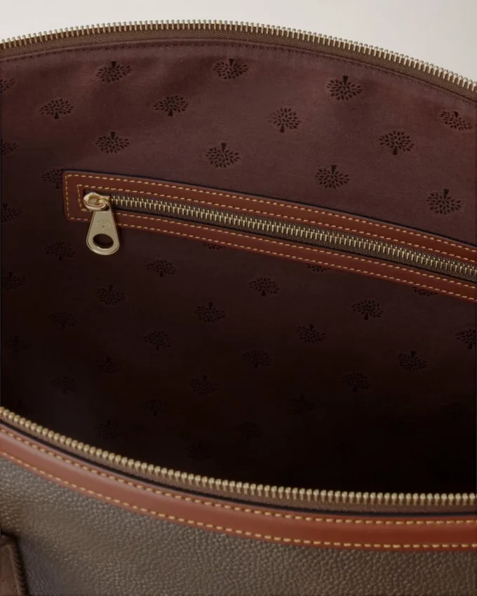 Heritage Day Clipper Mole & Cognac Printed Bioveg Scotchgrain & Flat Calf Heritage Day Clipper Mole & Cognac Printed Bioveg Scotchgrain & Flat Calf