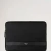 Heritage Nylon Laptop Sleeve Black Nylon & Small Classic Grain