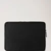Heritage Nylon Laptop Sleeve Black Nylon & Small Classic Grain
