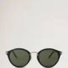 Heritage Sunglasses Black Metal Sunglasses