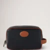 Heritage Wash Case Black & Cognac Printed Bioveg Scotchgrain & Flat Calf Heritage Wash Case Black & Cognac Printed Bioveg Scotchgrain & Flat Calf