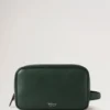 Heritage Wash Case Mulberry Green Small Classic Grain Heritage Wash Case Mulberry Green Small Classic Grain