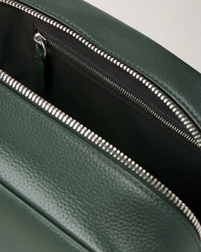 Heritage Wash Case Mulberry Green Small Classic Grain Heritage Wash Case Mulberry Green Small Classic Grain